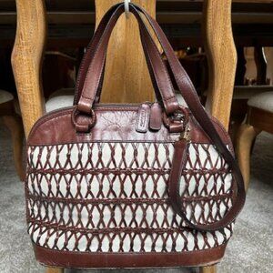 Talbots Woven Leather Purse